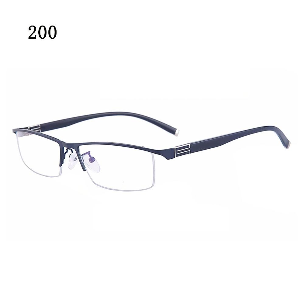 Automatic Adjustment Glasses for Farsightedness And Nearsightedness |   Ergonomically Designed with Magnification, Semi-Rimless Plastic Frame, ABS Lenses, Includes Case, Without Battery