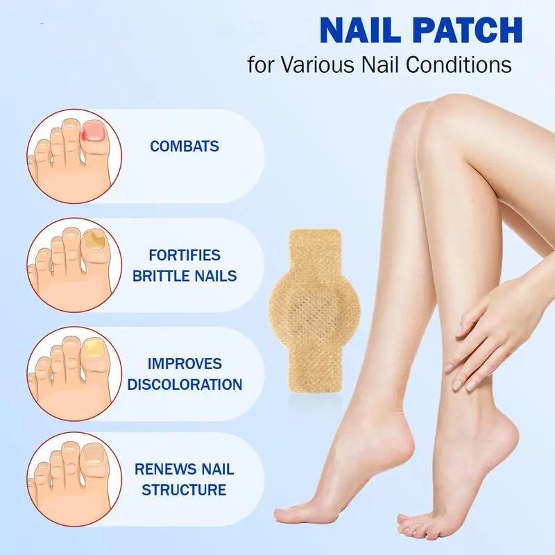 Fungal Nail Patches, 21pcs/box Nail Health Care Patches, Effective Solution for Fungal Nails & Nail Problems, Daily Nail Care Kit