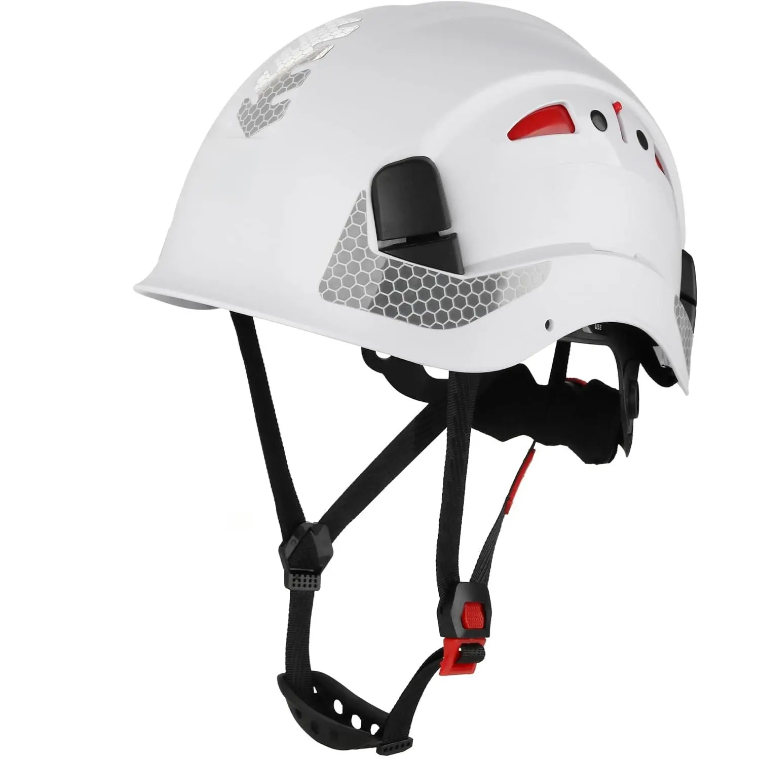 Vented Bump Cap Hard Hat with 6-Point Adjustable Dial Fit, Flip-Up Clear & Tinted Visor, Reflective Strips, Universal Side Slots for Outdoor Work, Gardening, Cycling
