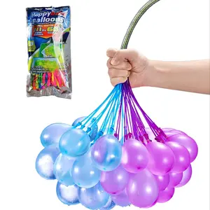 110-Pack Quick-Fill Water Balloons, Party Supplies for Summer Water Wars, Automatic Tie-Off, Ideal for Outdoor Family & Kids Parties