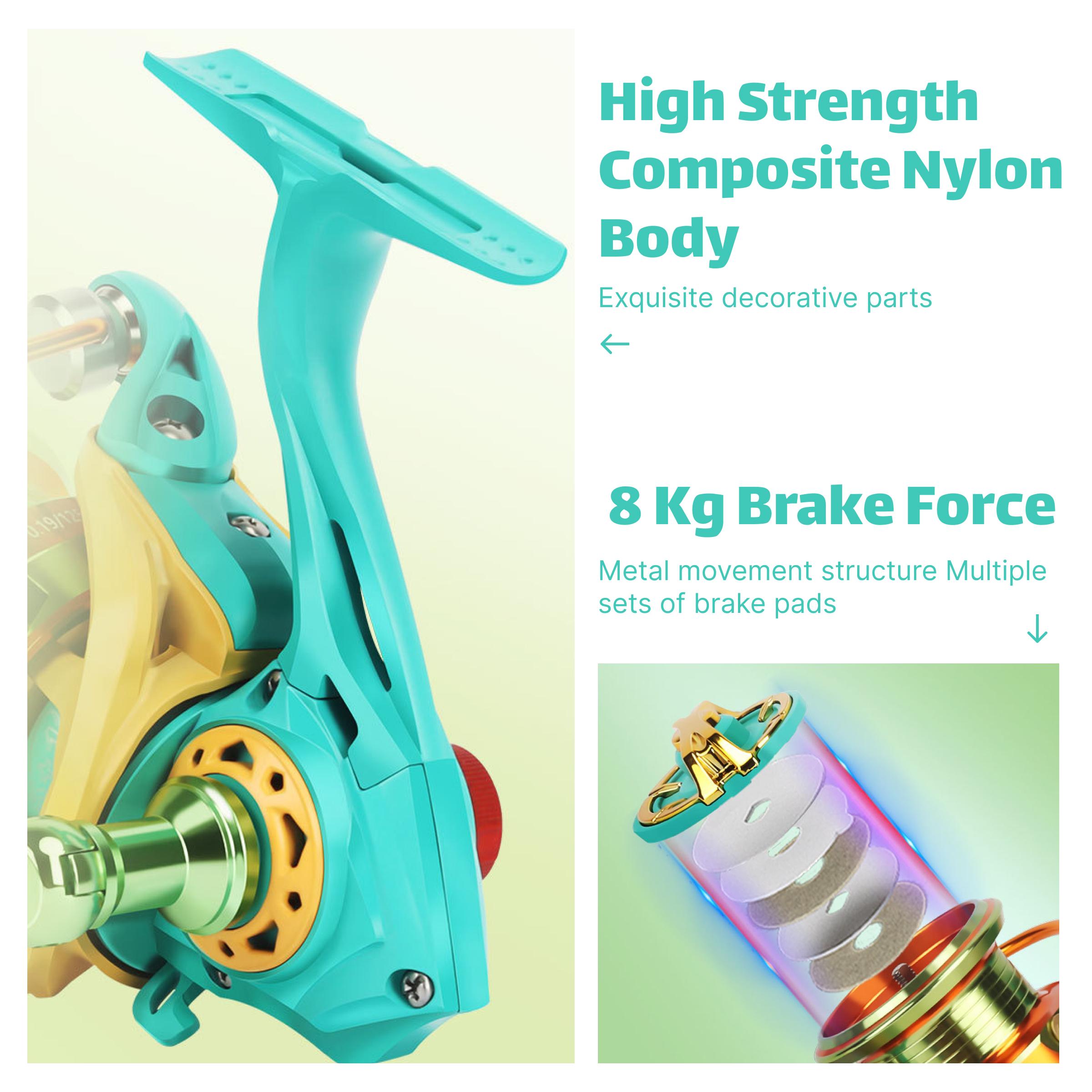 Full Metal Fishing Reel, Smooth and Durable, High Efficiency Catching, Essential Fishing Gear, Long-Lasting Performance