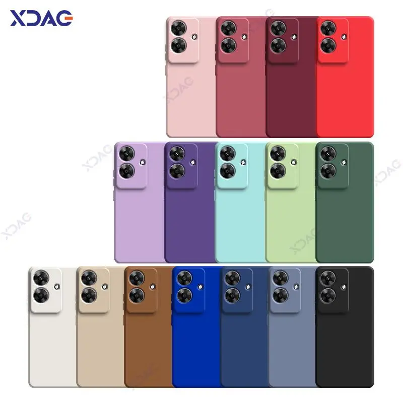 Original Mobile Phone Casing for Realme Note 60, 60X, Note60X 6.74" Devices - 360° Soft Luxury Square Liquid Silicone Back Cover, Waterproof Smartphone Handheld Accessory