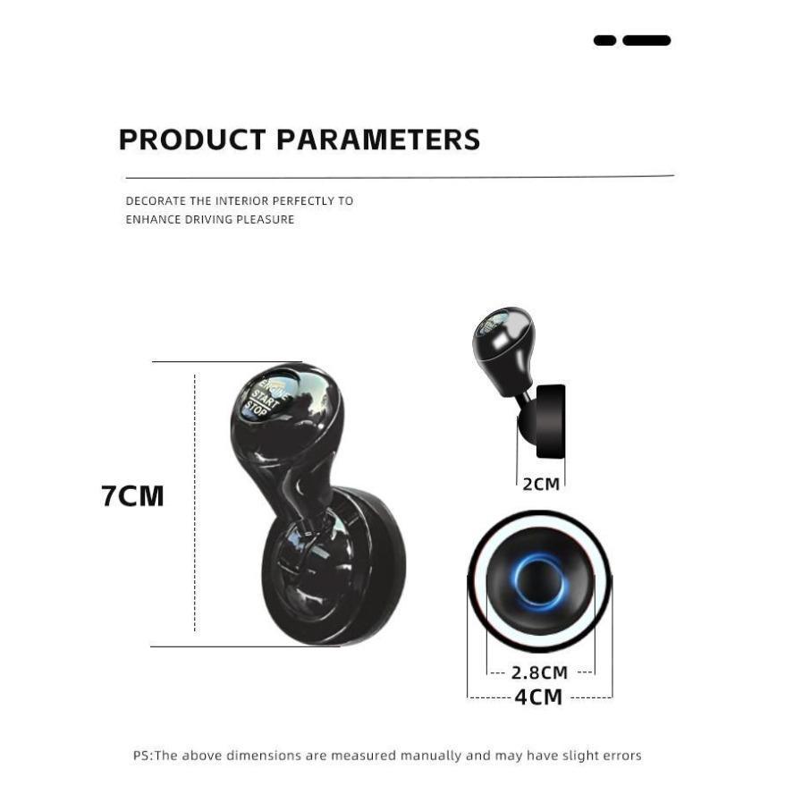 2026 New Heavy Duty Metal Push to Start Button Cover | Universal Car Interior Mod Accessory, Decorative Ignition Switch Cover