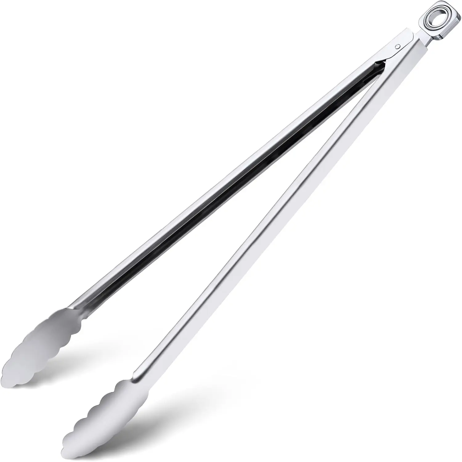 17" Extra Long Metal Tongs,Grilling Tongs,Stainless Steel Tongs for Cooking | Heat Resistant Heavy Duty Grill Tongs BBQ Tongs for Cooking, Grilling, BBQ/Barbecue,  ( Metal - 17")
