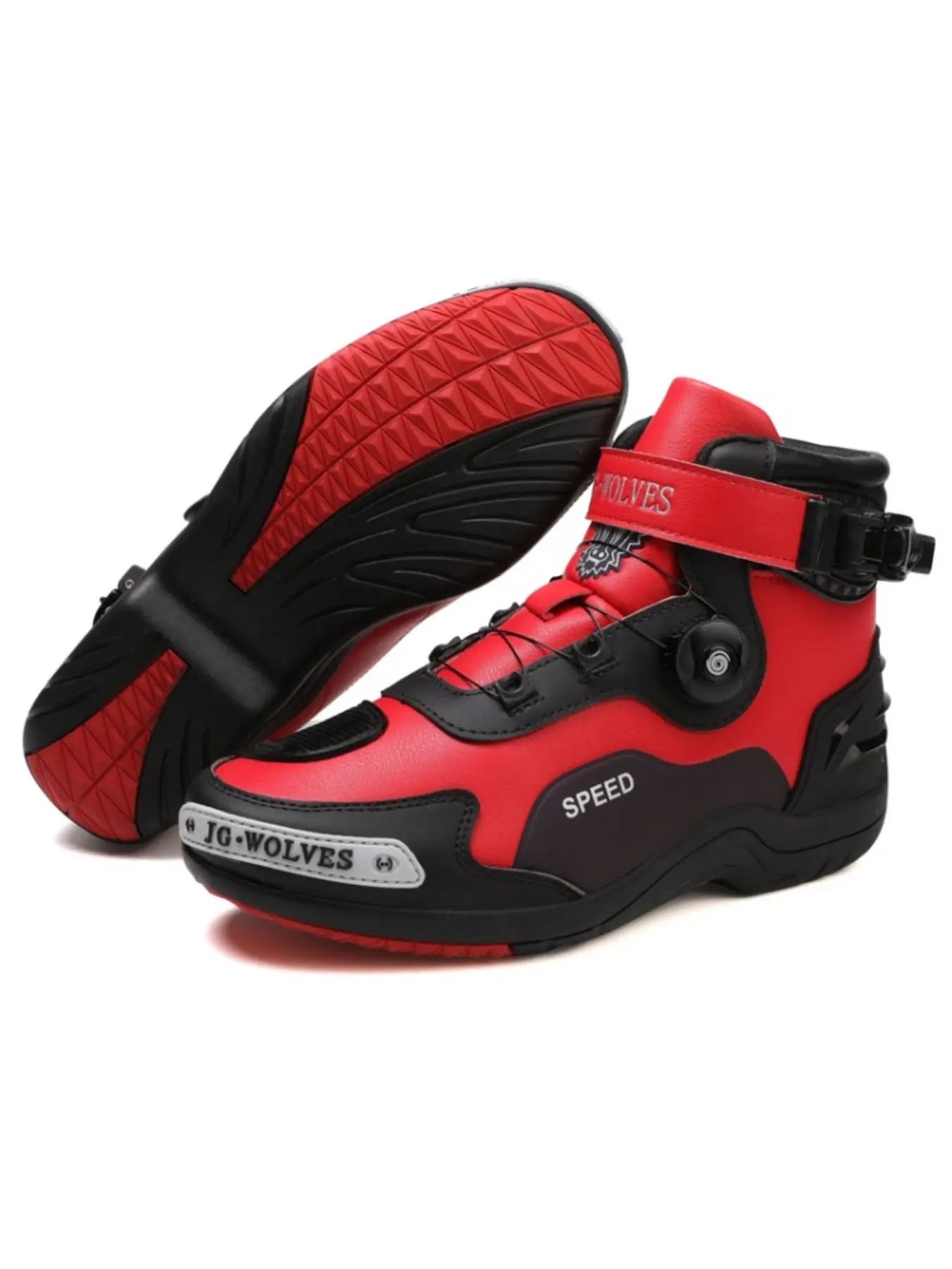 Couple Motorcycle Riding Shoes, Unisex Motorbike Boots, Anti-Slip Waterproof Design, Comfortable Safety Cycling Shoes, Outdoor Shoes