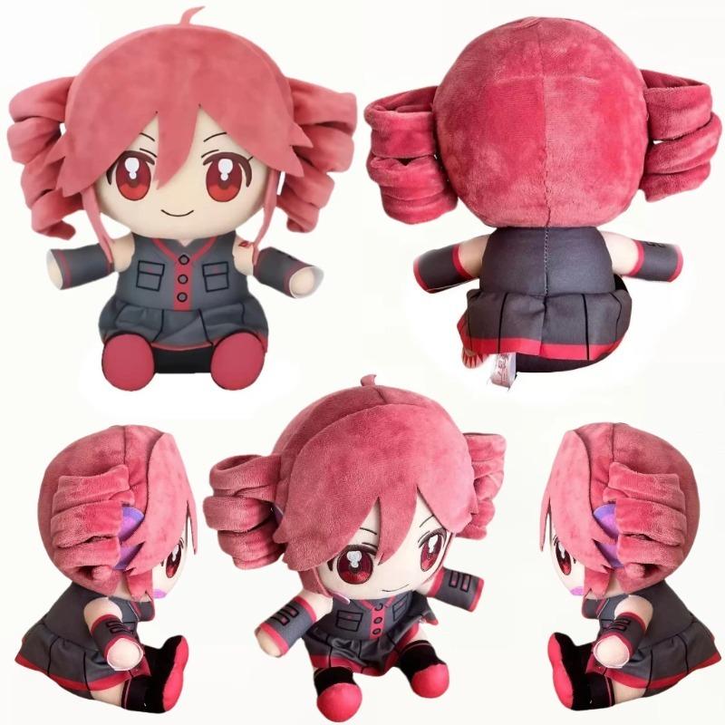 Kawaii Kasane Teto Plush Toy Soft Stuffed Doll Anime Cartoon Figure Birthday Christmas Gift for Fans