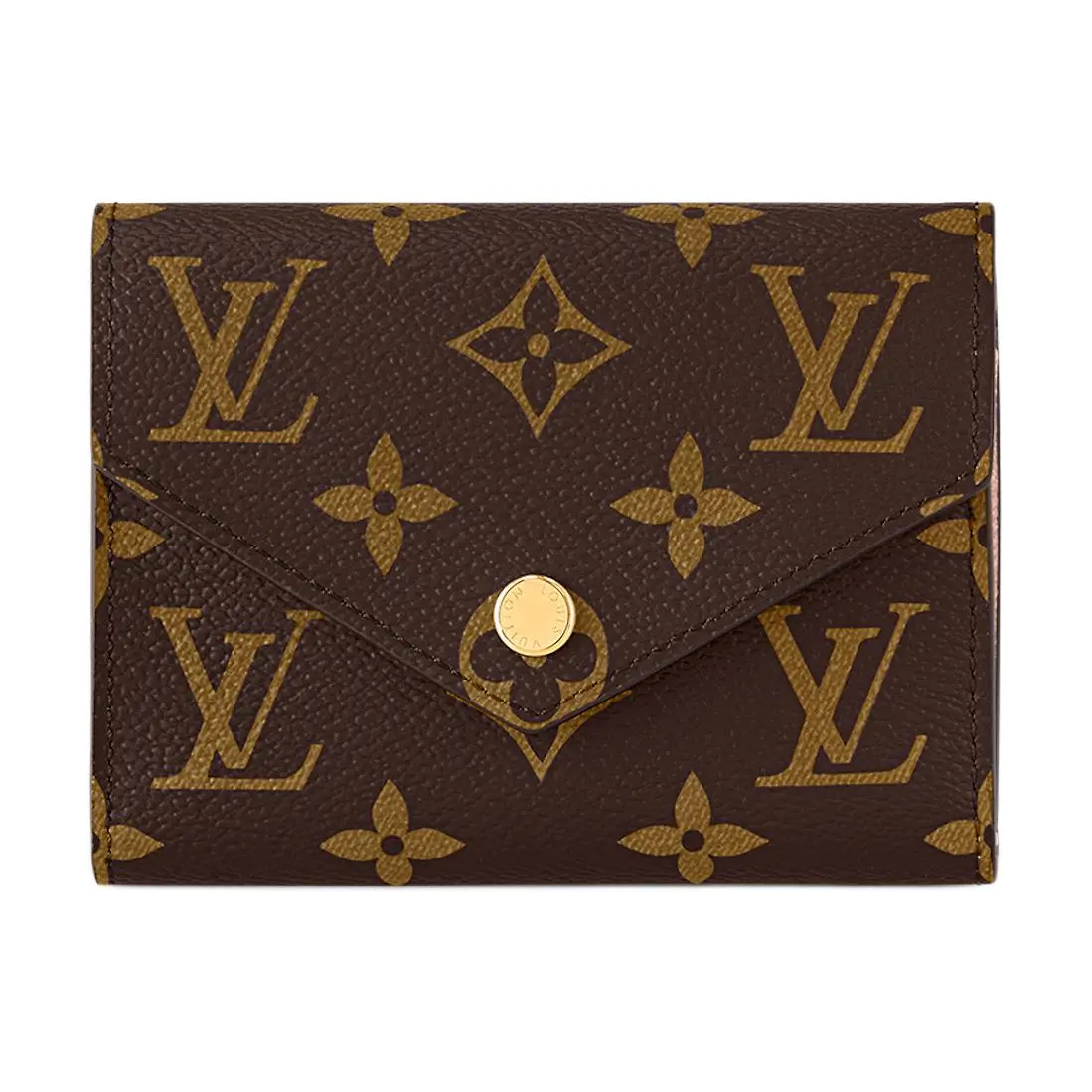 Louis Vuitton Victorine Super-Thin Men's Wallet - Classic Monogram Coated Canvas, Leather Trim, Brown and Ballet Pink Design, Super-Thin Men's Wallets