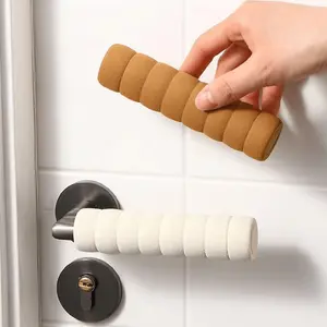 2pcs Door Handle Protective Cover Anti-collision Cover Anti-static Youngsters Safety Thickened Spiral Door Handle Anti-collision Cover