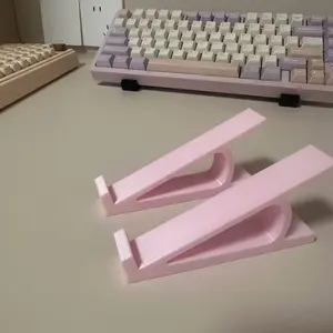 Keyboard stand height increasing bracket is used to raise the keyboard and make typing more comfortable without anti slip pads