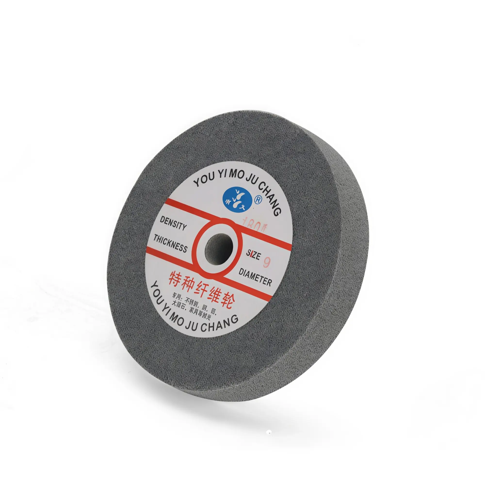 6-Inch Nylon Fiber Polishing Wheel, 5/8-Inch Aluminum Arbor, 9p 180 Grit, Ideal for Bench Grinders and Drills, Single Piece