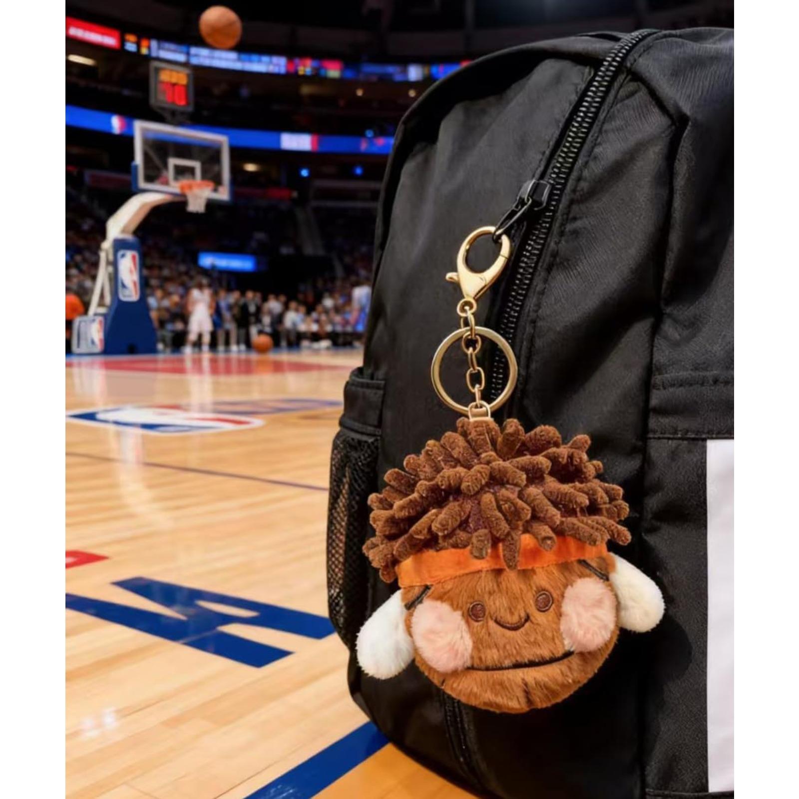 Soft Plush Ball Keychain Set – Cute Stuffed Keyring for Backpack, Squishy Toy Gift for Soccer Basketball Tennis Golf Rugby Billiards Baseball Lovers & Players