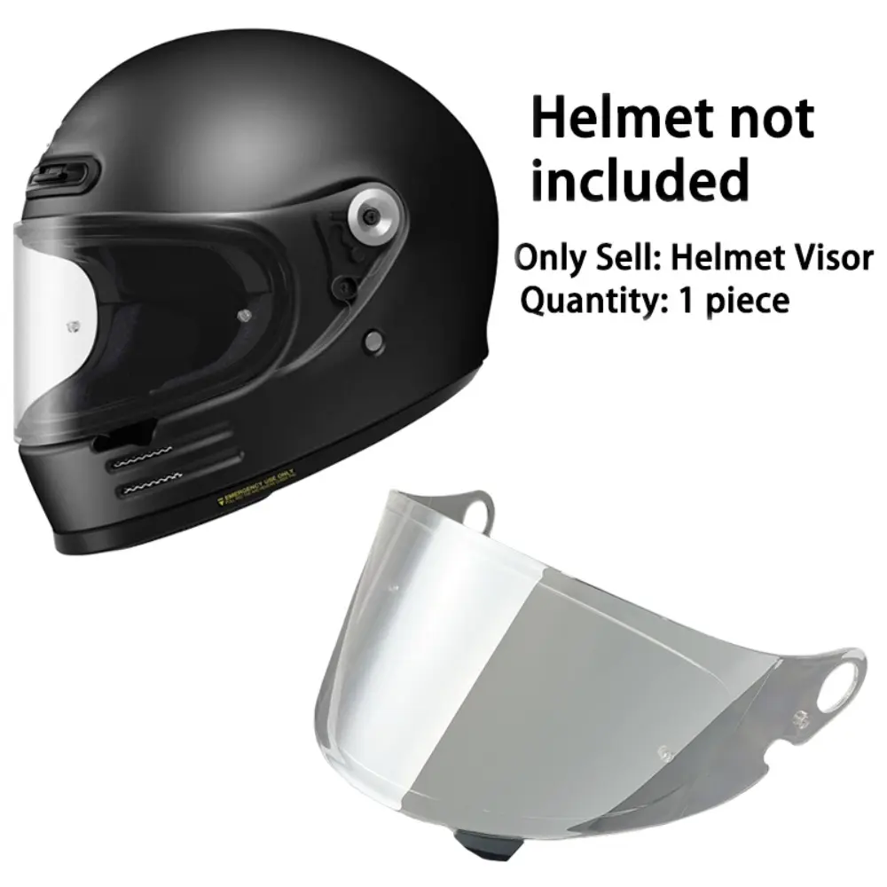 Motorcycle helmet visor, Glamster CPB-1V helmet visor motorcycle lens retro helmet visor lens helmet accessory for SHOEI Glamster