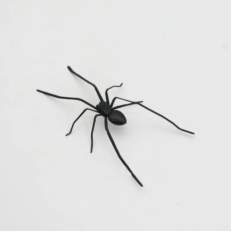 Realistic Fake Spider Decor, Artificial Imitation Prank Ornaments for Holiday Parties, Wall and Fridge Display