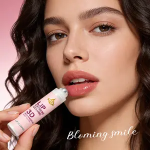 SUMFANG 3D Extreme Lip Plumping Essence 15ml – Ginger Oil + Collagen Peptides – Plumps & Moisturizes Dry Lips – Suitable for Daily Use by Men and Women – Suitable for All Skin Types