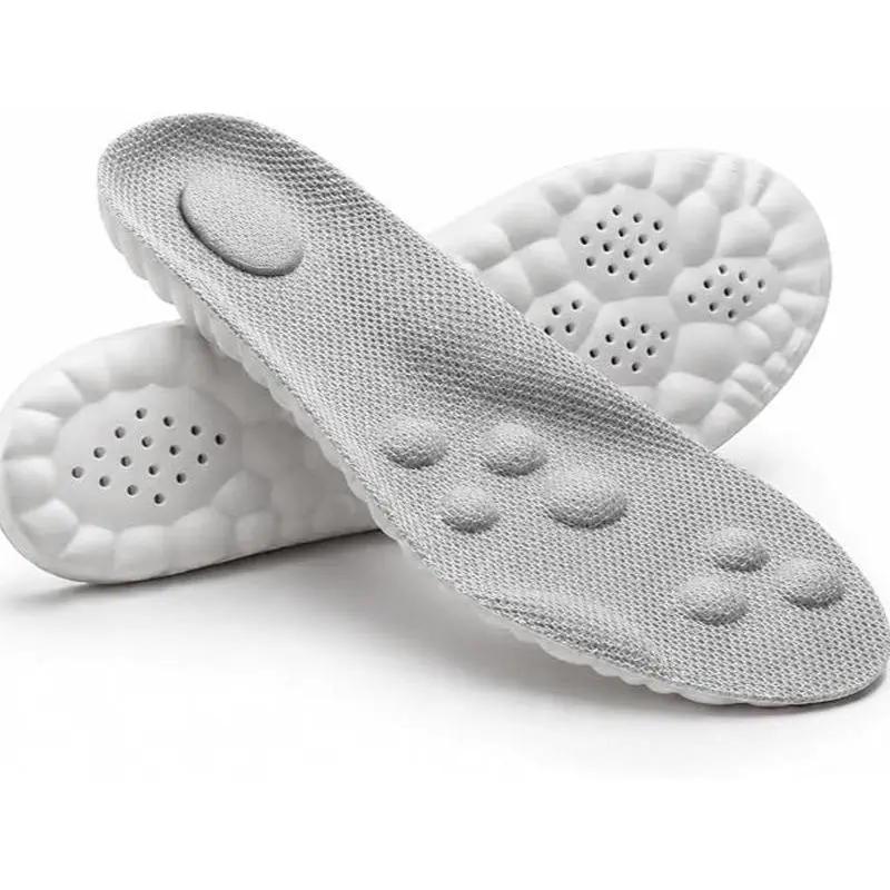 Anti‑Fatigue 4D Cloud Steppers Insoles for Men & Women, Memory Foam Shoe Inserts, Super Soft Shock Absorbing Insoles for Work Boots, Sneakers & Daily Footwear