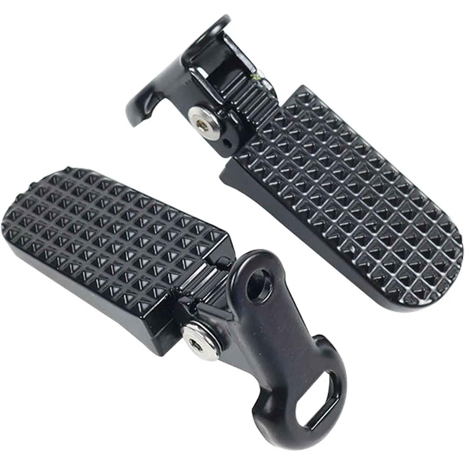 Foot Pegs for Ebike, 2 Pack  Non-Slip  Pegs | Foldable rear foot pegs for ebike, mountain and folding bikes,  alloy design with non-slip surface for  support