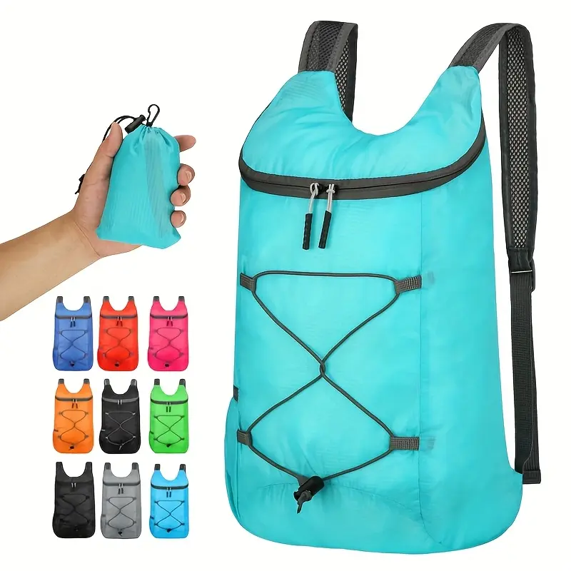 1pc Ultra-Light Foldable Backpack, Durable Daypack Outdoor Travel And, Outdoor Camping Cycling Backpack, Folding, And Women
