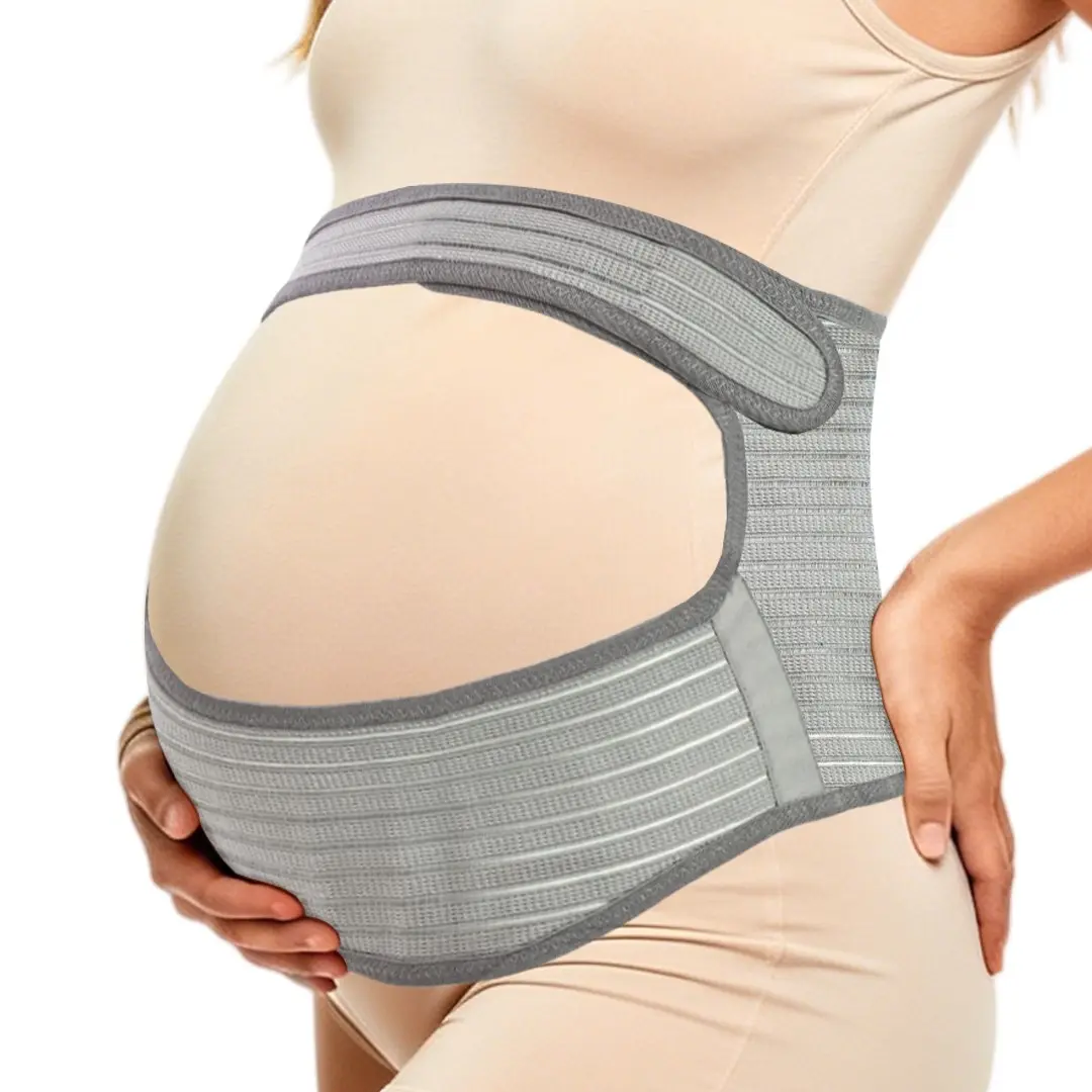 Breathable Pregnancy Support Belt, Adjustable Maternity Waistband, Essential Prenatal Abdominal Support, Back & Belly Strap, Bellyband, Bellybinder