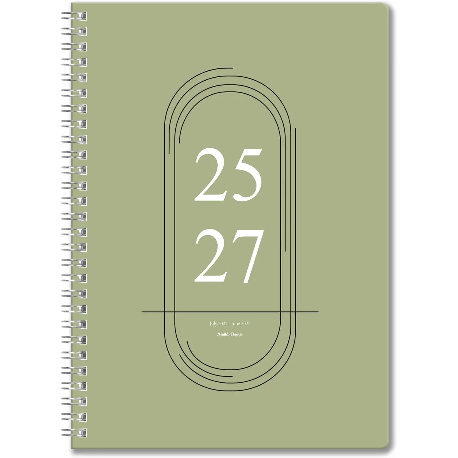 Monthly Planner 2025-2027, July 2025 - June 2027, 7" x 9", 2 Year Calendar 2025-2027 Monthly Planner, 24 month Calendar  for School & Office