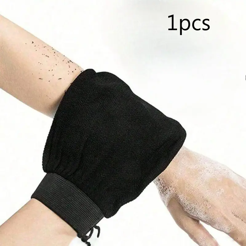 1pcs Exfoliating Gloves, Double-Sided Body Cleansing Towel, Body Scrubber, Exfoliating Body Care, Suitable For SPA, Massage And Body Exfoliation, Ideal For Removing Dead Skin, Includes Multi-Color Deep Cleaning Bath Towel