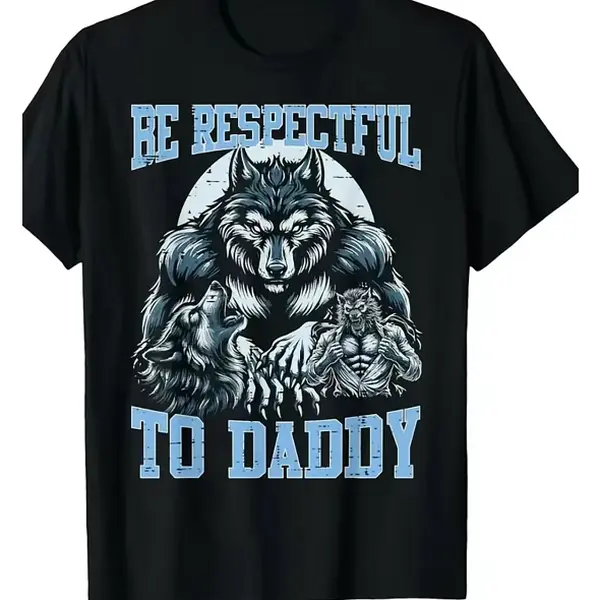 Distressed Muscular Wolf Werewolf Vintage Graphic Print Short Sleeve T-Shirt, Unisex Summer Vacation Back To School Alpha Animal Casual Tops For Men Daily Wear, 100% Pure Cotton Printed Craft Summervibes Tee, Soft Breathable Loose Fit Everyday Outfits