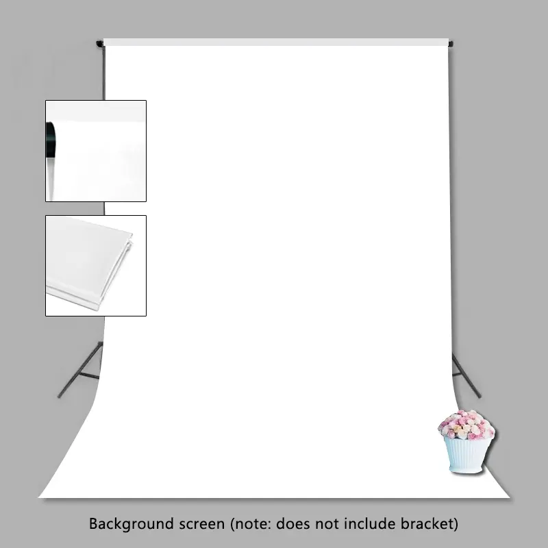 White background cloth, a must-have for photography, high-density white background cloth, suitable for studios, photography, video recording, and parties (background cloth only)