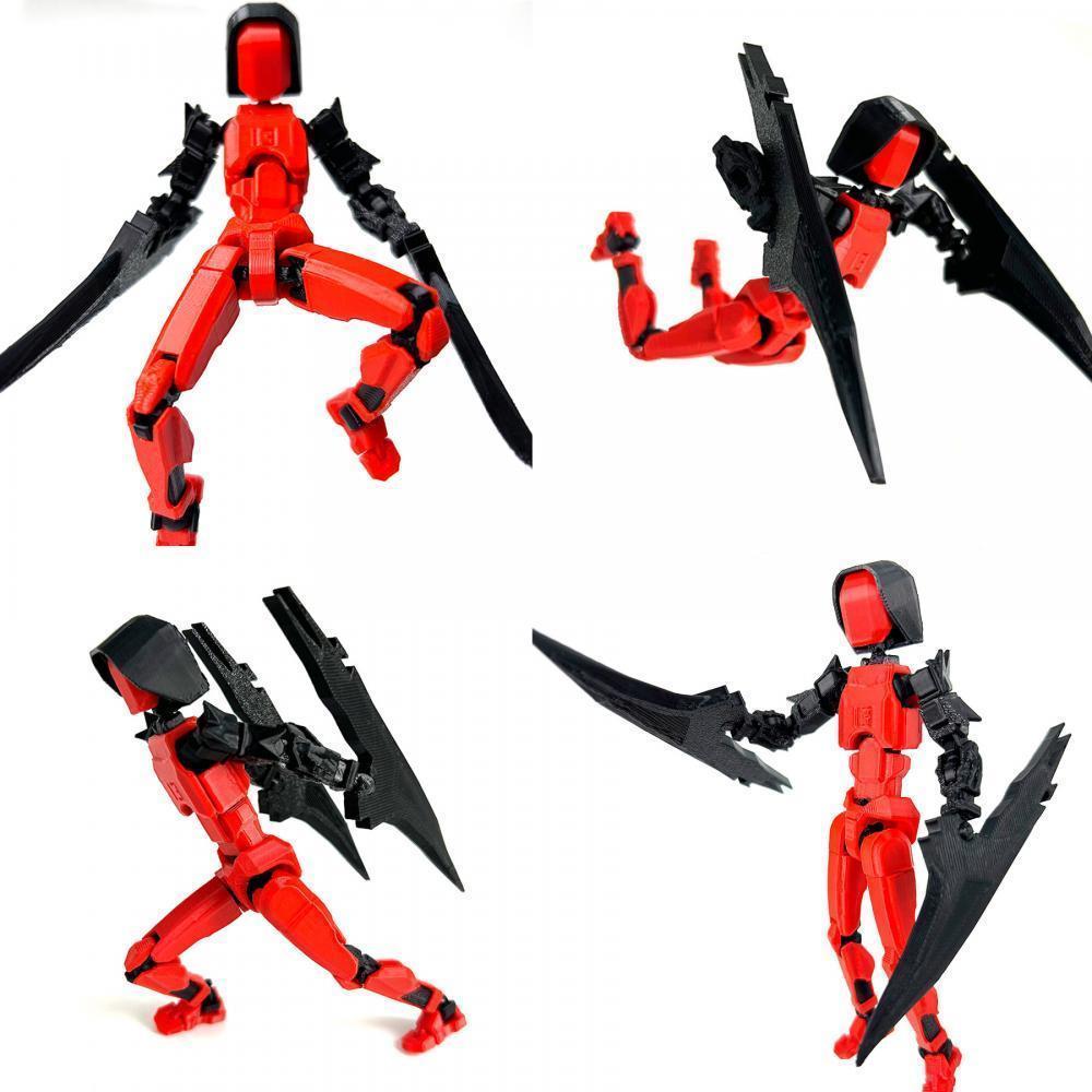 3D Printed Dummy Bloody Warrior Series Shf Toys Action Figures Anime Multi-Jointed Shapeshift Mannequin Model Without Base
