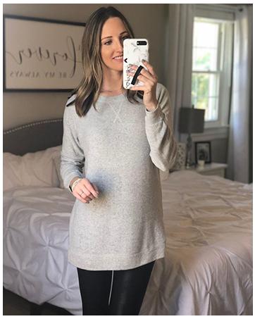 Women's belted long sleeve shirt