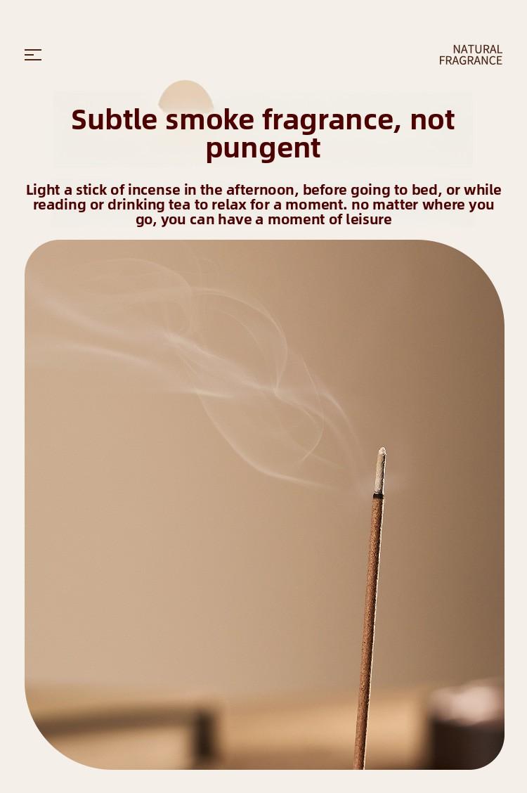 Five Elements Medicinal Incense Sticks New Chinese Style Gift Box with Rose Hainan Agarwood & Laoshan Sandalwood Natural Home Fragrance for Indoor Use 32g Total Weight 10g Net Content aromatherapy