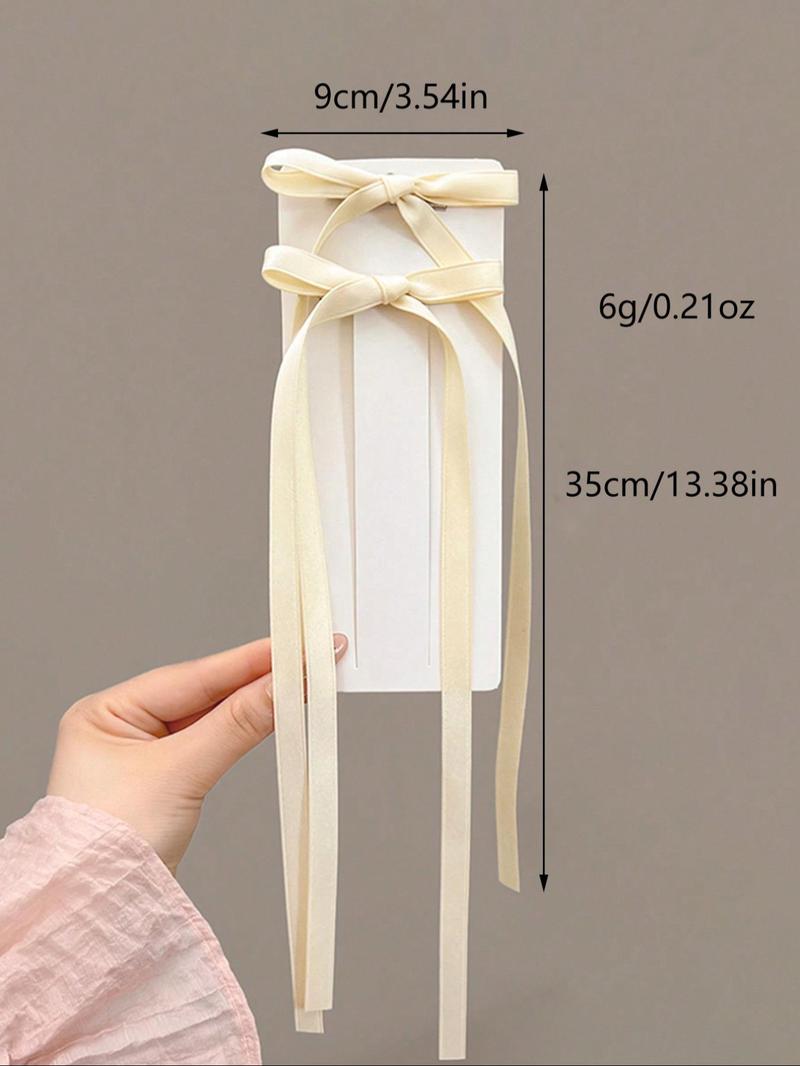 10pcs Women Polyester Colorful Bow Hair Clips, Lace, Elegant, Ballet, Y2K Fairy Hair Accessories, Suitable For Daily Use Claw Clips Hair Claws Hair Barrettes, School Stuff, College, Bows, Cute