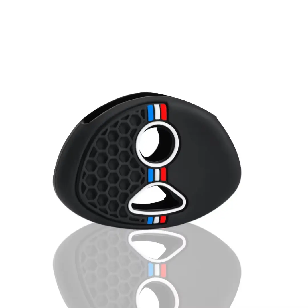 Soft silicone motorcycle key cover Fits BMW K1200R/S, R1200RT, K1300R/S, S1000RR, F650GS, F800GS/ST. Anti-scratch dustproof protective shell, durable accessory for BMW motorcycle riders.