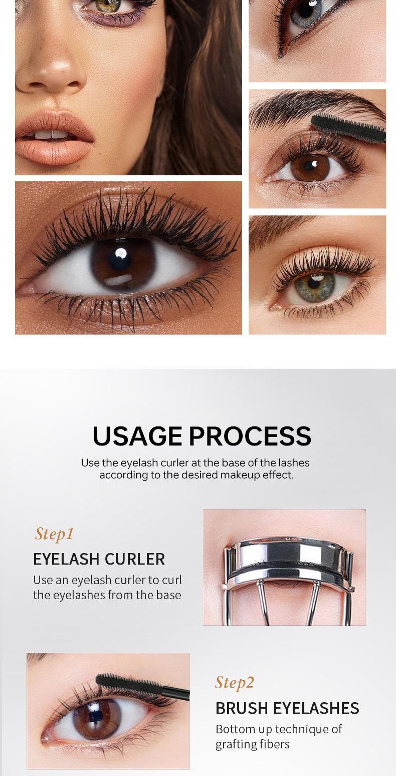 MAYCHEER Zero Gravity Feather-Light Mascara, Lengthening, Curling, Natural, Non-Smudging, Long-Lasting, Waterproof, Setting, for Women