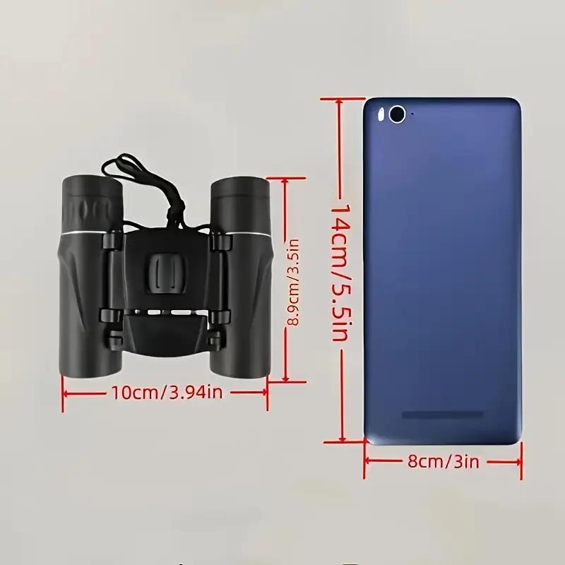 Portable HD Night Vision Binoculars, Handheld Folding Telescope, Durable Binoculars for Outdoor Hunting, Travel, Camping, Hiking, telescopes