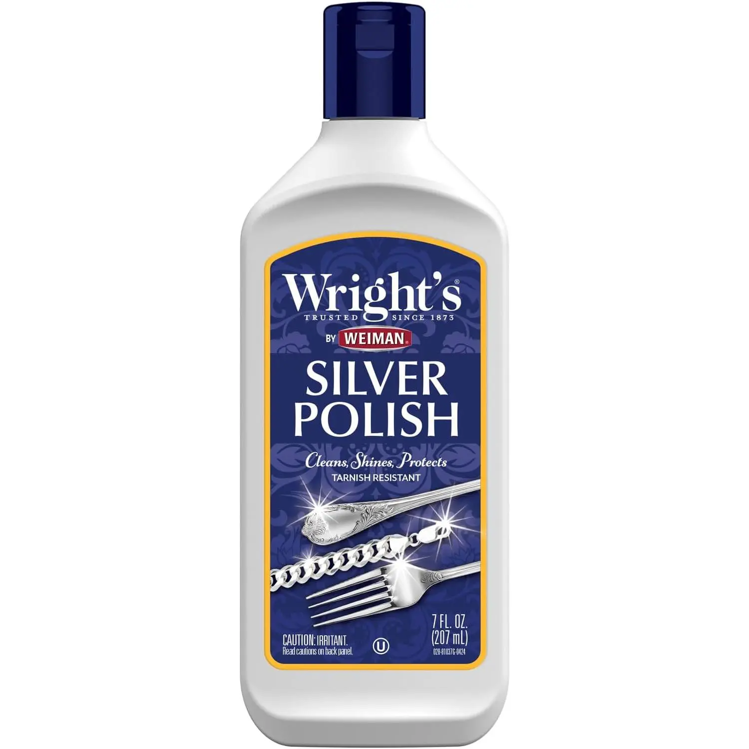 Ammonia-Free Silver Cleaner and Polish - 7 oz - Multi-Surface Household Cleaner for Silver, Jewelry, Gold, Brass, Copper, Aluminum