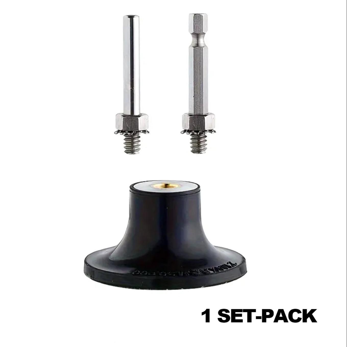 Versatile Die Grinding Attachment Kit, 2 Inch Roll Lock Pad Holders, with 1/4" Shanks Die Grinding for Drill Sanding Attachment Rotary Tools, Hardware, Heavy Duty, Industrial