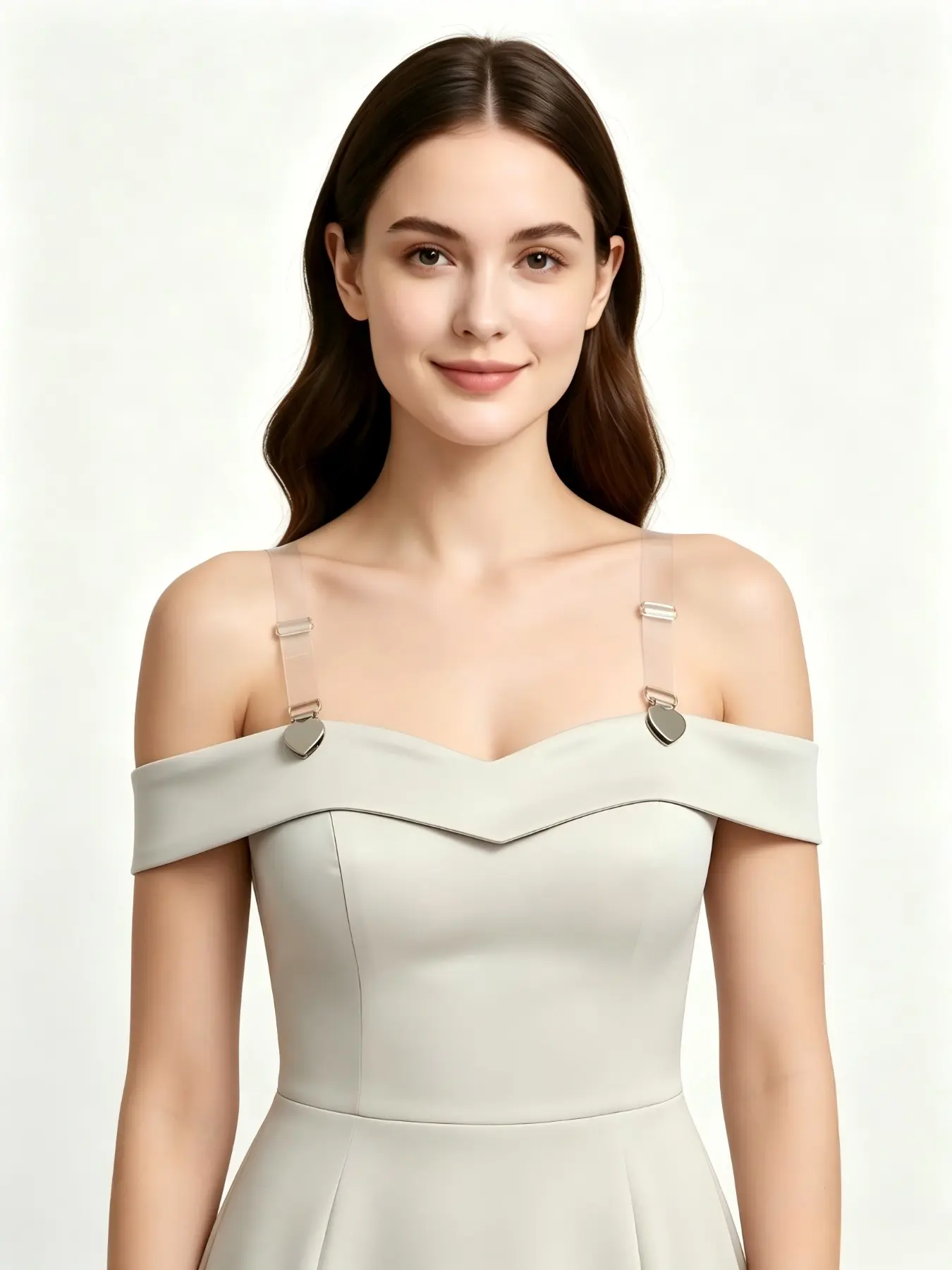 Transparent Adjustable Bra Straps Invisible Non-Slip Wonder, Replaceable Bustier Strap Accessories for Dress, Secure & Comfortable, Perfect for Everyday Wear