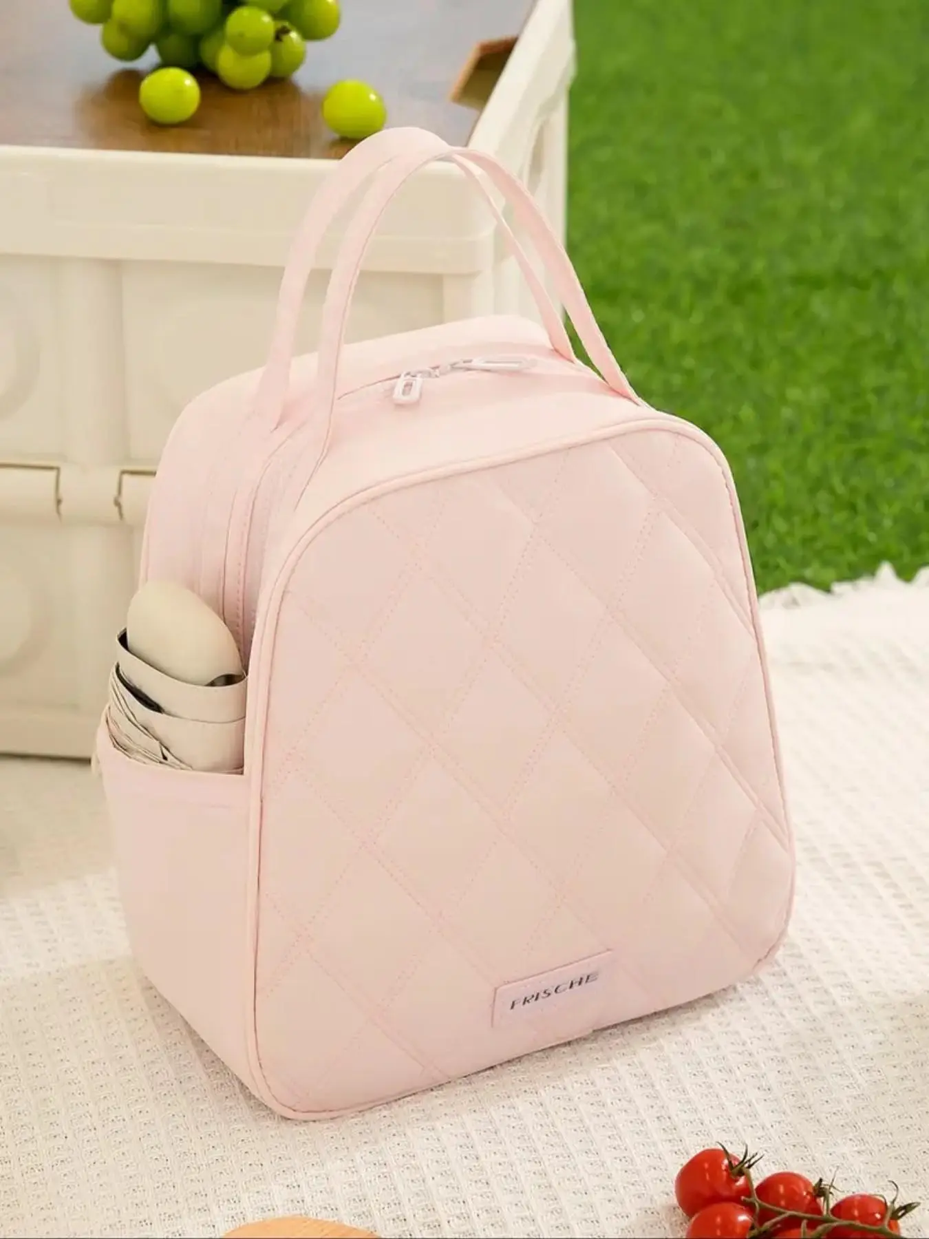 Professional Lunch Bag For Women Men, Portable Insulated Cooler Tote With Zipper For Workplace, Reusable High Capacity Lunch Containers For Work Picnic, Insulated Lunch Bag For Travel, Thermal Lunch Carrier