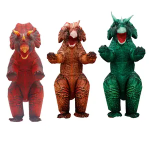 Adult Triceratops Costume, Adult Dinosaur, Inflatable Dinosaur Clothing, Party Apparel