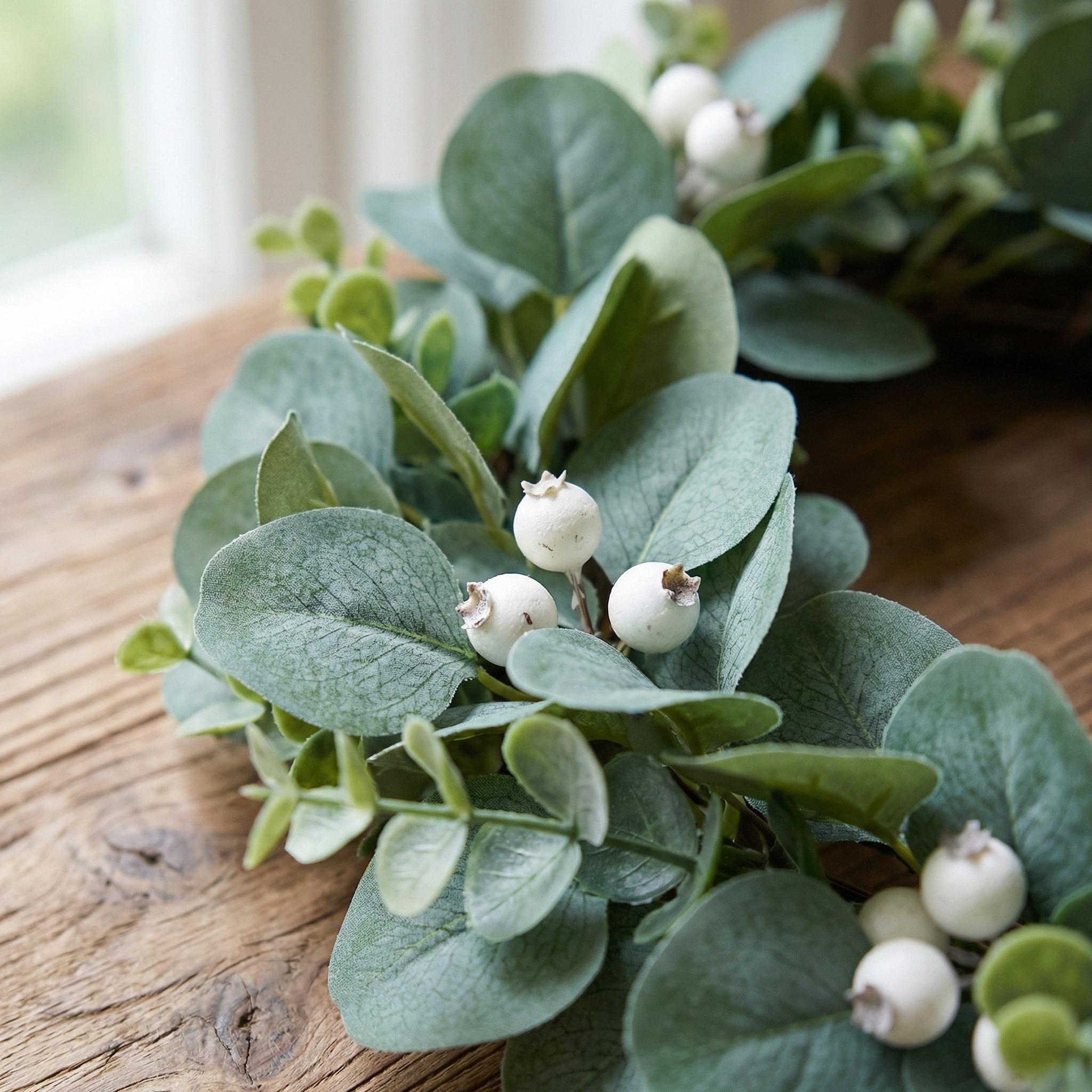 Wooden "HOME" Wall Decor with Artificial Wreath |   Modern Farmhouse Front Door Sign |   Aesthetic Entryway Welcome Hanger |   2026 Home Refresh Essential