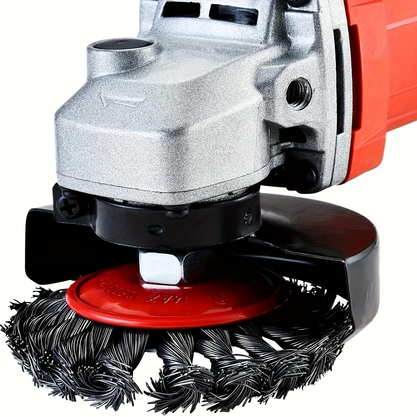 4" Wire Wheel Cup Brush Kit for Grinders, Stainless Steel Heavy-Duty, Metal Cleaning, Rust & Paint Removal, Surface Prep, Polishing, Grinding, Professional & DIY Use, Ideal Gift for Mechanics, Craftsmen, Workshop, Car, Tools, Industrial, DIY Projects