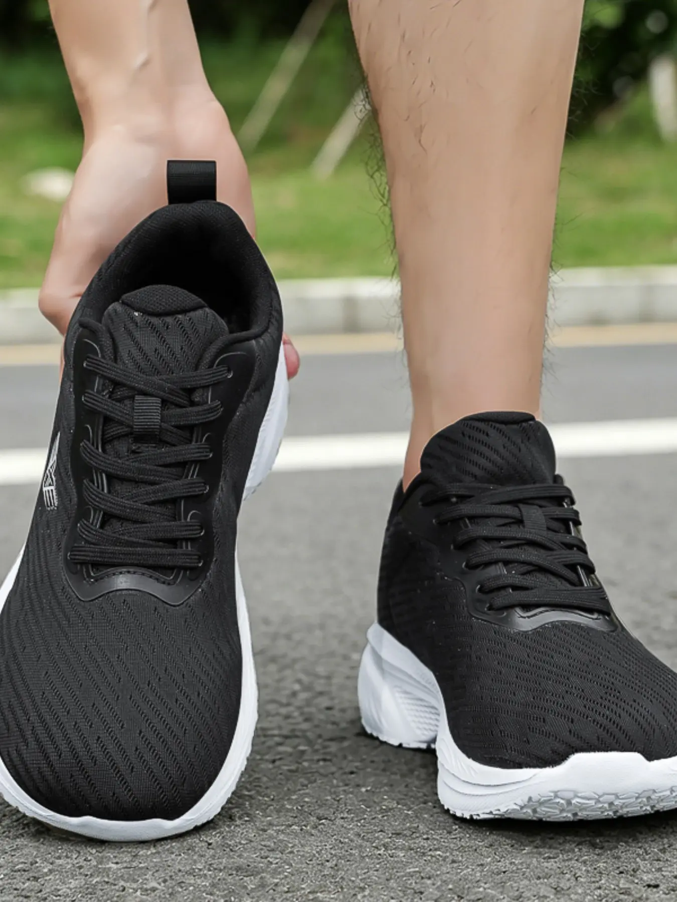 Men's Breathable Mesh Chunky Sneakers - Non-slip Thick Sole Casual Dad Shoes, Lightweight Platform Sporty Running Shoes for Outdoor & Daily Wear
