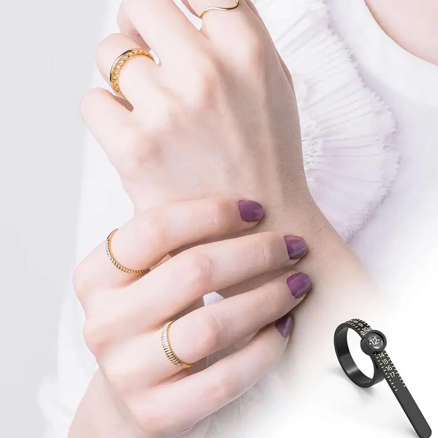 Precision Magnifying Ring with Soft Ruler, Durable Plastic Size Circle, Measurement Filter Tool, Accurate Measuring Equipment