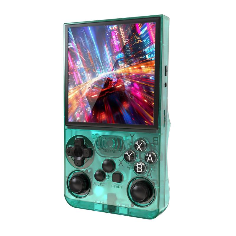 GAMINJA Upgraded ANS13 Open-source Handheld Game Console Linux System 4-inch IPS High-definition Screen Gaming Handheld Portable Retro and Handheld Device Comes with Over 15,000 Games and 20+ Emulators