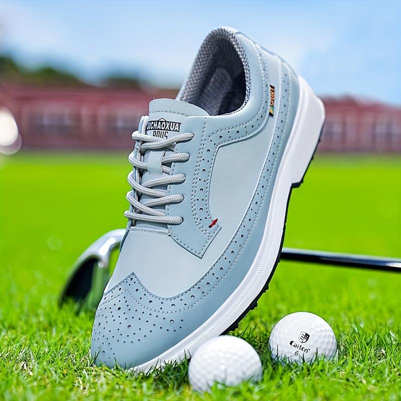 Men's Adult Golf Shoes, Anti-Slip Sneakers with Spikes, Grip-Enhanced Golf Spike Shoes for Men and Women, Matching Couple's Golf Spike Shoes