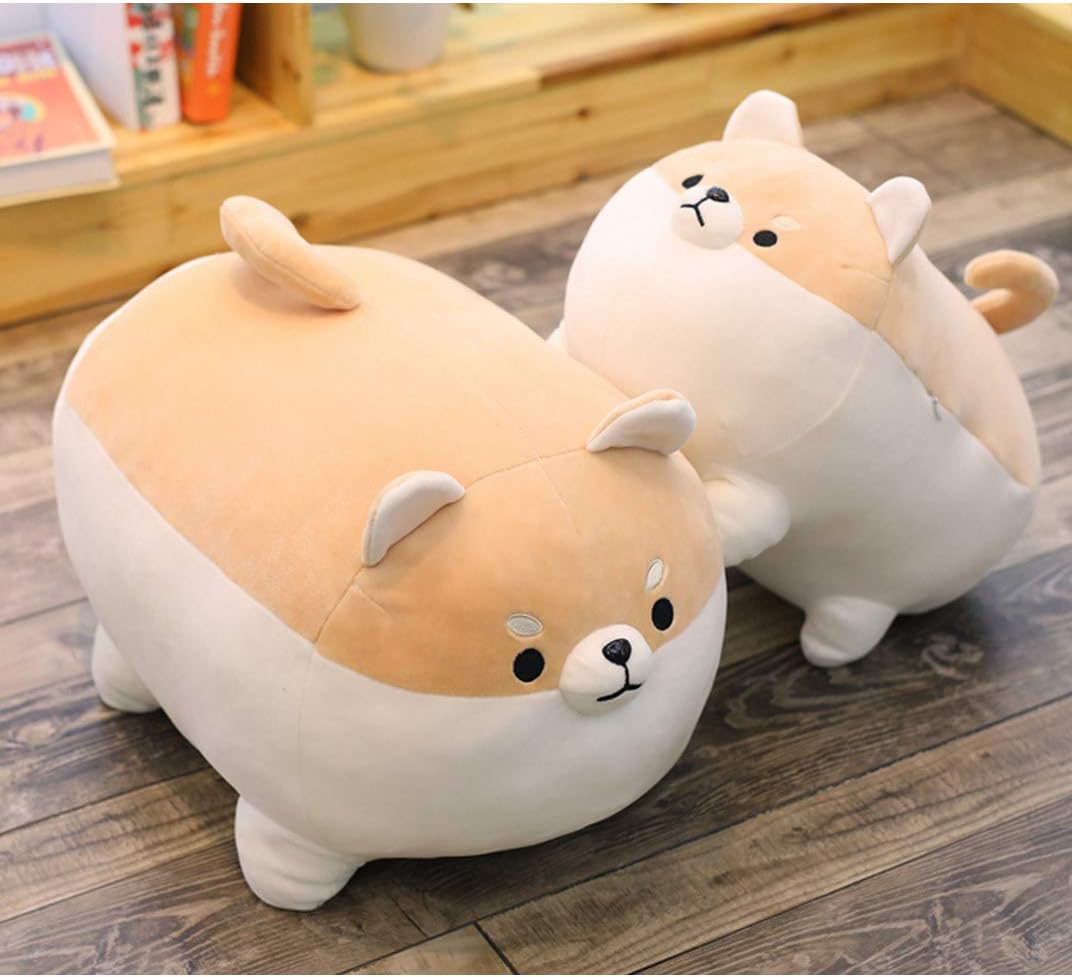Shiba Inu Stuffed Animal Plush - Cute Corgi Dog Pillow and Toy, Soft Anime Kawaii Christmas Birthday Gifts for Boys and Girls Stuffed Animals Kawaii Decor