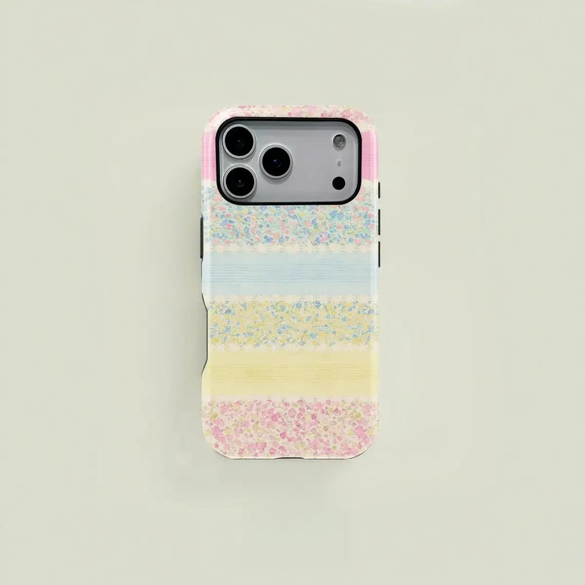 Cute Watercolor Daisy Floral Pattern Phone Case for iPhone 17-13 Series, 2-in-1 Shockproof Protective Cover, Personalized Mobile Phone Accessories, Cute Accessories, Pink/Blue/Yellow Gift Option, Iphone Series