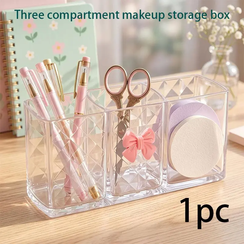 Luxury Limited Edition Minimalist Multi-Functional Storage Box, Desk Organizer for Students, Makeup & Stationery, Compact and Stylish