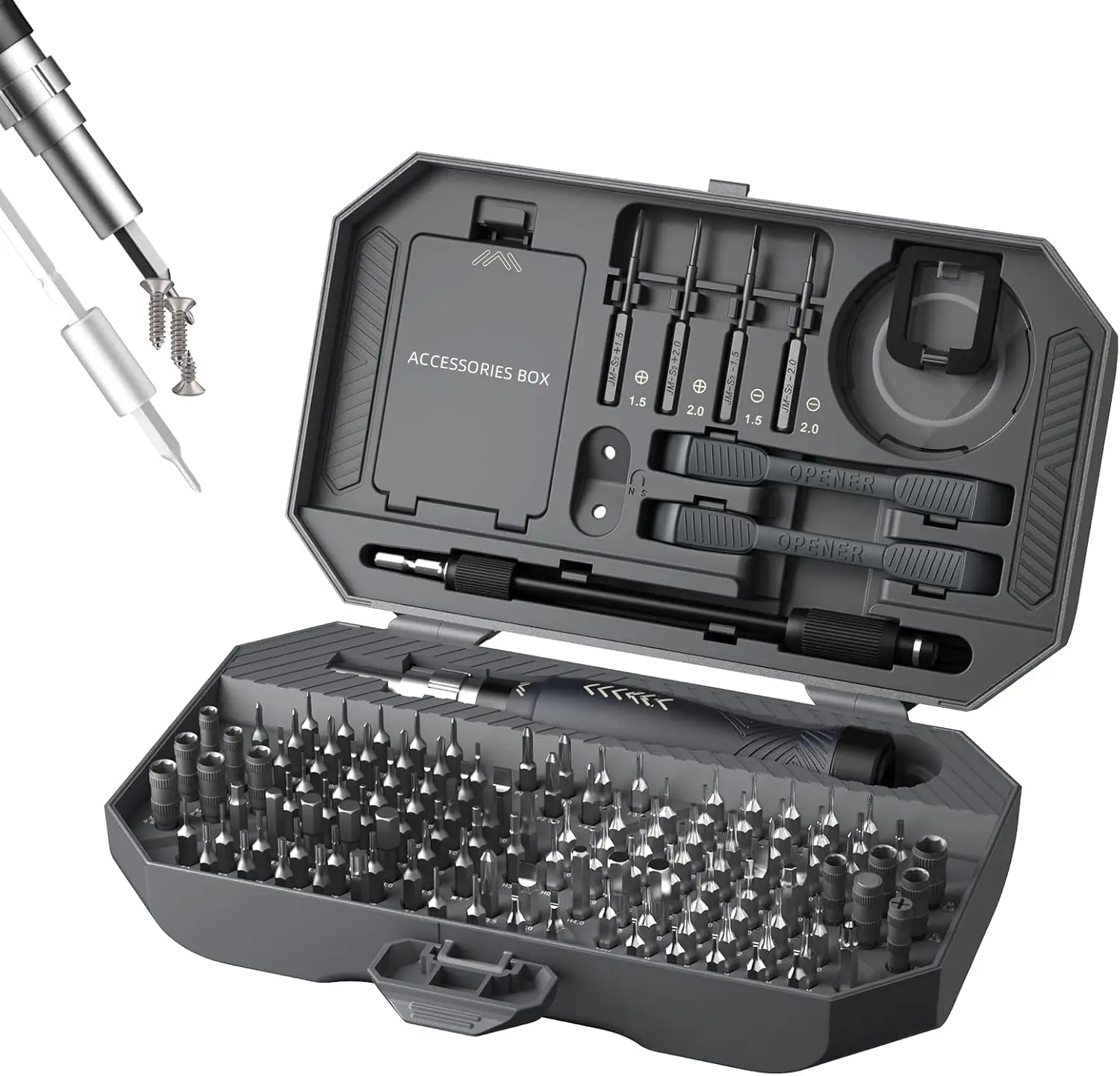 Precision Screwdriver Set, Laptop Screwdriver Kit,  164 in 1 Professional Computer Screwdriver Repair Kit with T6 Torx Bit for MacBook, iPhone, Watch, Camera, Eyeglass, Xbox, DIY