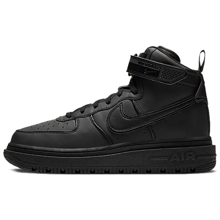 Nike Air Force 1 High-Top Sneakers for Men – All-Black Design Verifiable, with credentials and supporting global authentication
