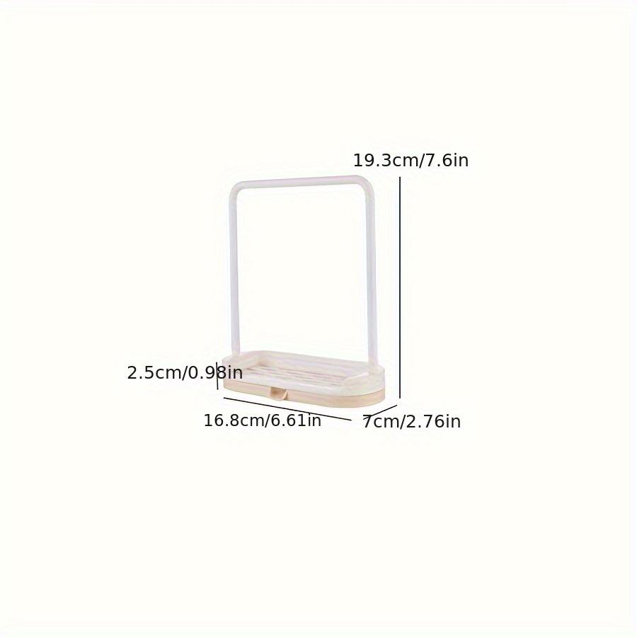 Easy-Install Kitchen Sink Organizer - No-Drill, Space-Saving Storage Rack for Dishcloths & Towels with Drain Basket